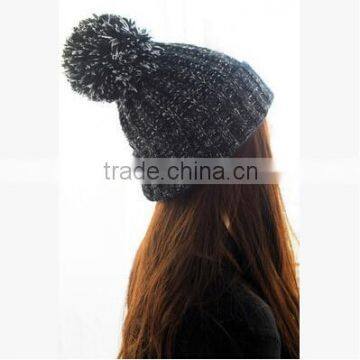 Pom winter acrylic custom men wholesale cheap homie beanies