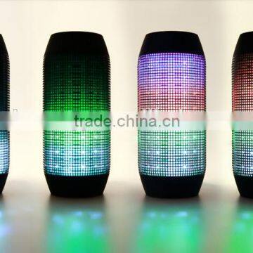Outdoor LED Light Bluetooth Speaker Pulse Portable Wireless Bluetooth Speaker With Colorful 360 LED lights