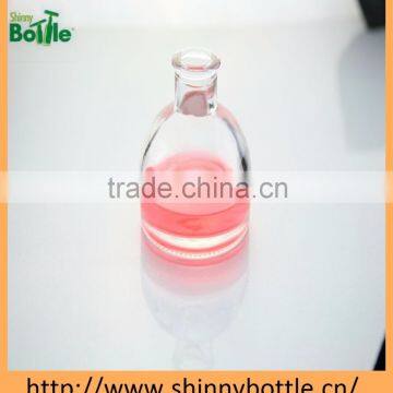 50ml,100ml, 200ml Round Aroma Fragrance Reed Diffuser Glass Bottle with Wooden Cap & Reed Sticks