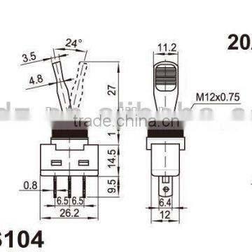 Generator Switch/12V Toggle SwitchWaterproof Reset Switch/generator Switch