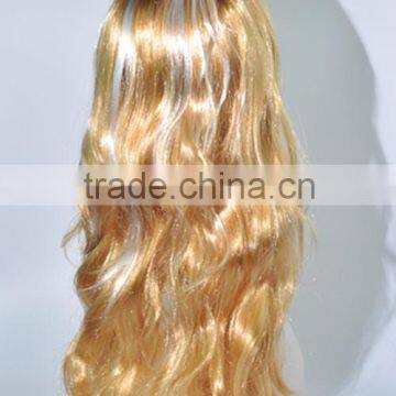 Special Curls Long Blond Wig Synthetic Costume Wig N293