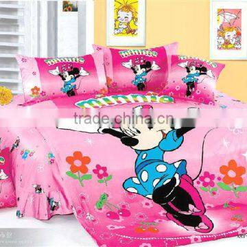 100%cotton Bedding Set,mickey Duvet Cover, Cartoon Bedroom Set