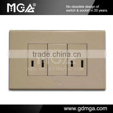 MGA G7 Series modular wall socket American type