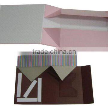 fashion folding box for nail polish, cheap wholesale hot sale cosmetic packaging box