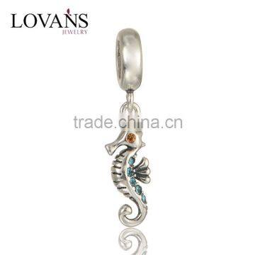 Ocean Animal Seahorse 925 Sterling SIlver Charm Pendants