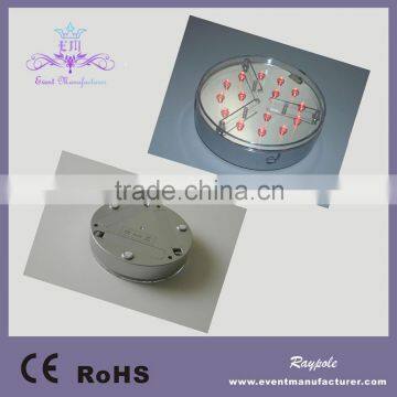 4/6/8 inch Wireless Uplighter LED base for wedding centerpiece