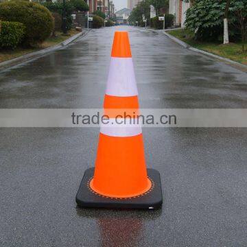 Height 700mm Made From PVC Colored Trafic Cones photo-4
