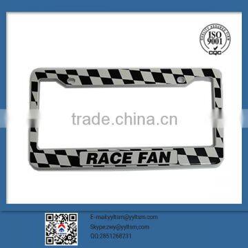 High quality USA style carbon fiber number plate frame