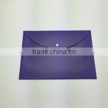 Promotional A4 Pocket Clear Plastic Folder With Snap Button photo-2