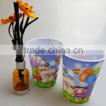 PP 3D Lenticular Plastic Water Cup for 2016 Promotion