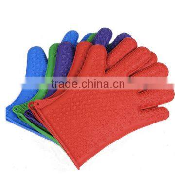 Cotton Funny Oven Mitt, Silicone Heat Resistant Gloves