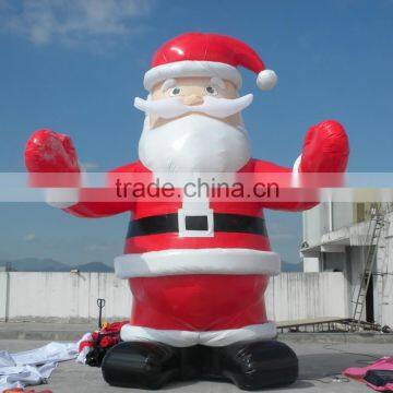 cheap inflatable standing santa claus balloon F1115