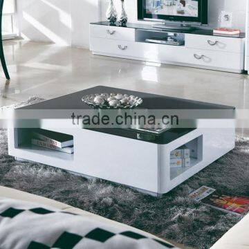 European Style High Glossy Vintage Coffee Table