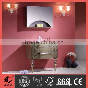 Stainless steel bathroom vanity base cabinet T-6603