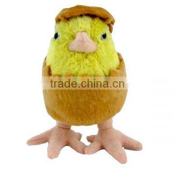 manufactured chick plush logo imprinted customized mascot stuffed wild animal toys