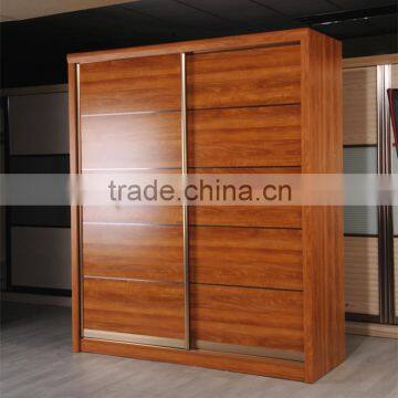 Hot sell furniture factory outlet, fashion modern wooden sliding door wardrobe.