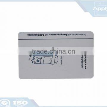 Access control PVC card contactless with signature panel from professional manufacturer