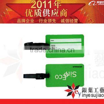 2011 customized design Luggage tag for promotion