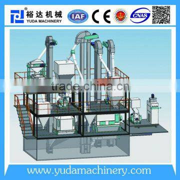 1.5-3TPH poultry feed pellets production plant