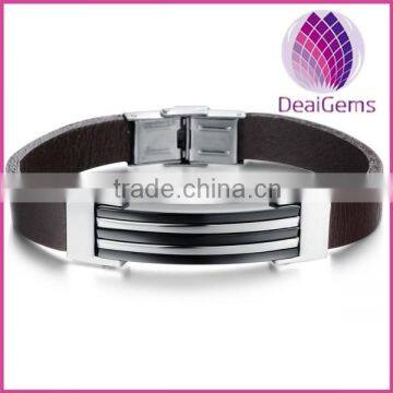 Korean style Genuine Leather bracelet Wholesale