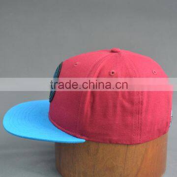 Custom 100% Cotton Twill 6-panel Snapback Cap With Woven Label photo-3