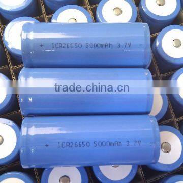 lithium polymer battery 26650 Rechargeable 3.7v 5000mah 26650 lithium battery