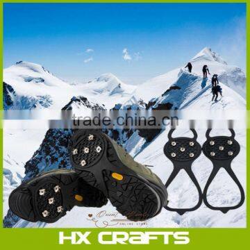 Spike shoe cover anti slip ice Gripper shoes Crampons elastic magic with crampon walk on ice snow ghat for Climbing