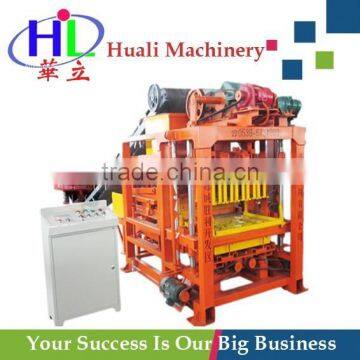 QT4-23 Automatic Interlocking Brick Making Machine Price With PLC Control Cabinet photo-6