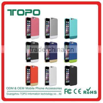 High Quality Shell Shockproof PC Bumper Frame Cell Phone Dual Color Back Cover Skin Case for Iphone 6 6s Plus photo-3