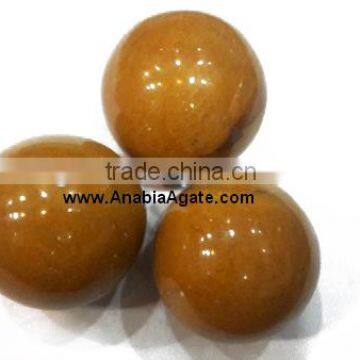 Yellow Aventurine Agate Ball | Gemstone Sphere & Balls photo-2