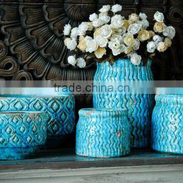 WA73 vintage terra cotta Pots & Planters 2016