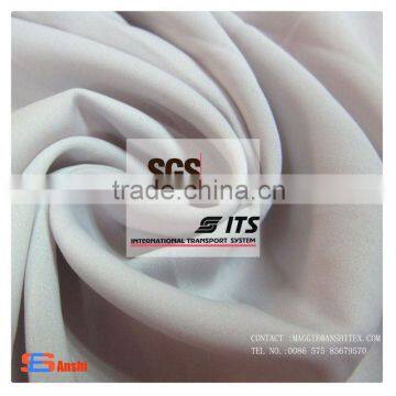 ES1032 High Quality ITY Polyester satin chiffon spandex fabric for top, underwear, dress fabric