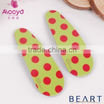 Multi color flat snap baby clip