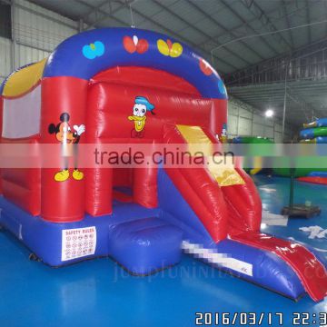 The princess kids commercial inflatable bounce house with slide lead free pvc tarpaulin