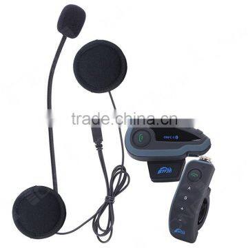 SZwinzon V8 Motorcycle Bluetooth Helmet Intercom Headset 5 Riders Talk at The Same Time Remote Control NFC FM 1200M