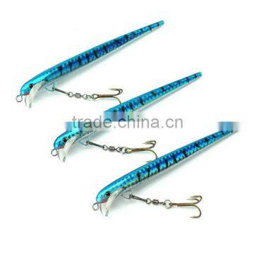 3PCS 12.5cm/8g Fishing Lures 4# Hook With Rolling Swivels Fishing Hard Bait Lures photo-4