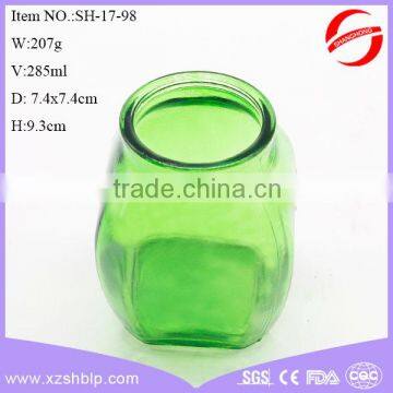 300ml, 500ml, 1 liter glass oval candle jars for party