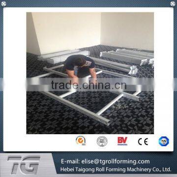 Easy Operating Steel Shelves Pillars Roll Forming Machine Reached Quality Detection Standards photo-6