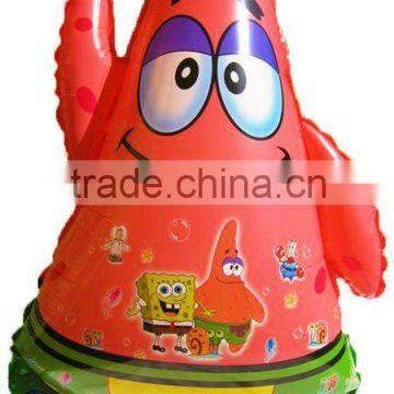 wholesale Patrick Shaped Helium Mylar Balloon /Children's Birthday Party Products/Spongebob Party Supplies