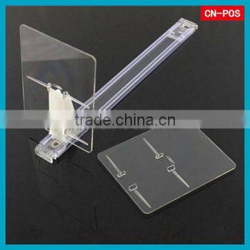 supermarket plastic shelf pusher for managing