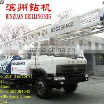 Hot Selling in Angola!! 300m good off-road truck mounted drilling rig(BZC350ACZ)