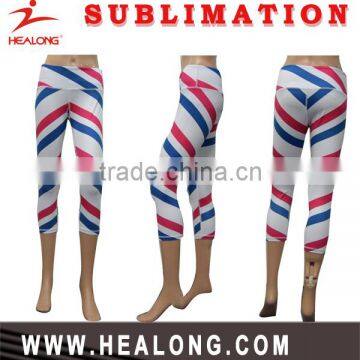 OEM custom printed leggings, fashion breathable sublimation women yoga Seamless bulk leggings