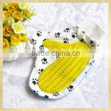 2015 Super Popular Pet Cleaning Gloves Pet dog Bath Comb