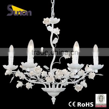 6 light iron modern living room chandelier /Chandelier imported from China/Decorative chandelier