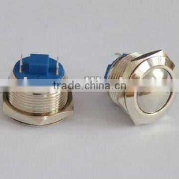 Short-Length momentary Push Button Switch (Dia.19mm) domed head Pin Terminal