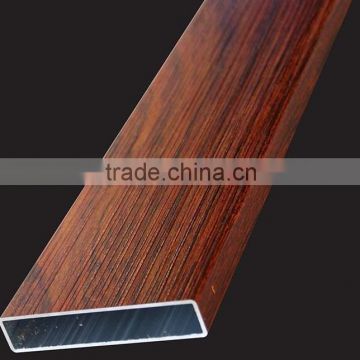 Top grade aluminium profiles wood grain finish aluminium square tubes