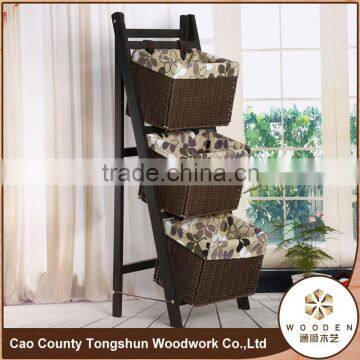Christmas Round Boat Shaped Willow Wicker Basket
