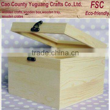 wooden watch box with glass lid ,customed wooden tea box