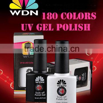 A-021 10ml TOPCOAT of Nail uv gel polish.FINISH GEL OF soak off gel polish ,Double color bottles for Choice .