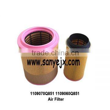 Genuine Truck Spare Parts 1109070Q851 1109060Q851 Air Filter Diesel Engine Parts Filter photo-2